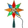 Twinkle Star Lighted Christmas Tree Topper, Colorful 8-Point Star Xmas Star Treetop with 10 Incandescent Lights, Holiday Christmas Tree Decorations - 3 of 4