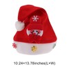 Unique Bargains Christmas Hat Polyester Red 10.24"x13.78" 1 Pc - 3 of 4