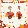 Thanksgiving Turkey Earrings for Women - Cute Lightweight Dangle Earrings, Festive Holiday Jewelry Gifts & Party Accessories - 2 of 4
