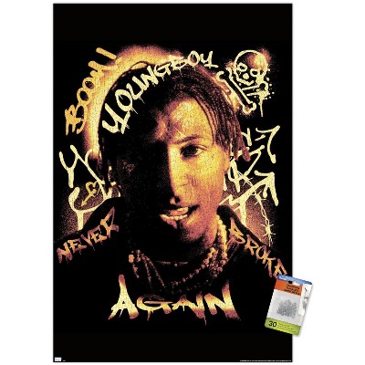Trends International NBA Youngboy - Graffiti Unframed Wall Poster Prints