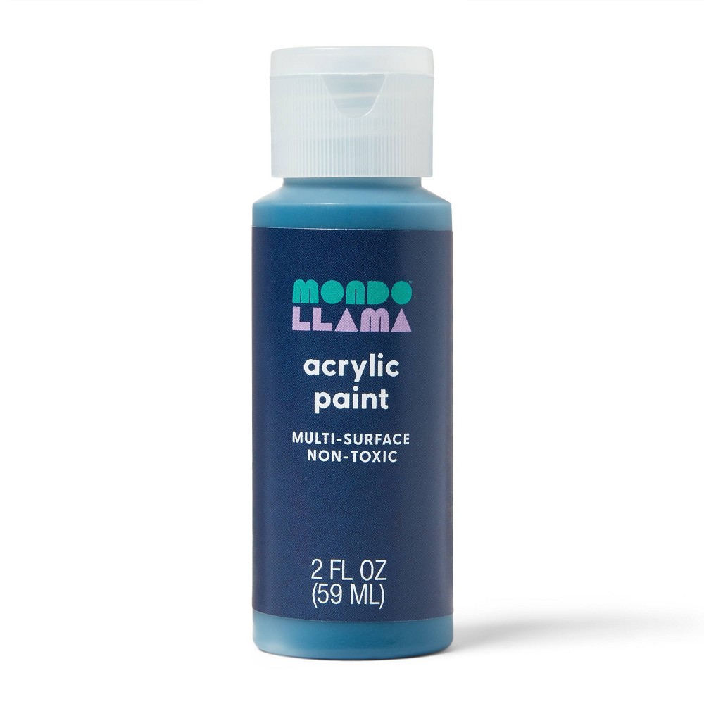 2oz Satin Acrylic Paint Inky Night - Mondo Llama™