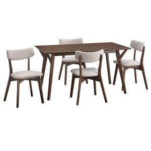 Lifestorey Cari 5Pc Mid Century Modern Dining Set - 1 of 4