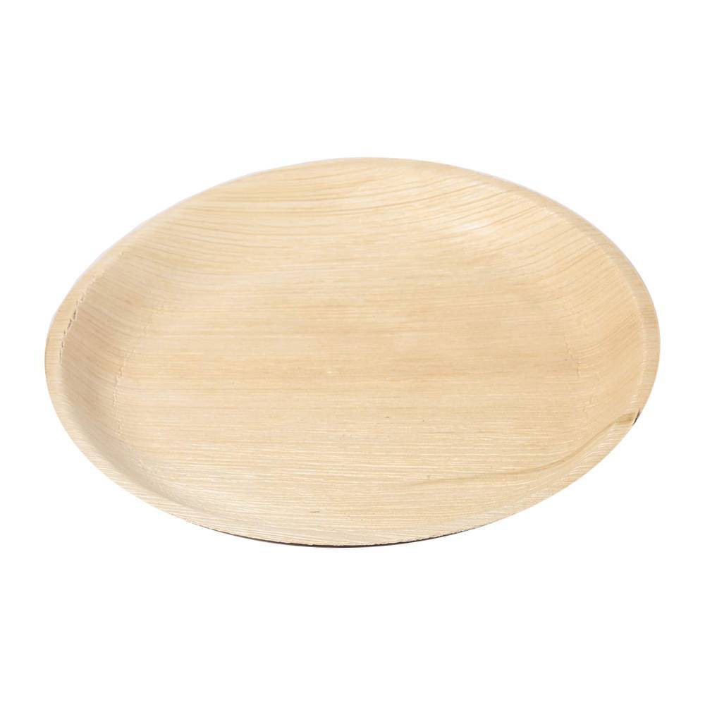 Photos - Other tableware 10ct Areca Palm Leaf Snack Plates Cream - Spritz™