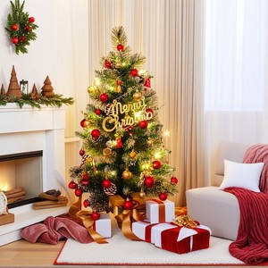 Resenkos 3 FT Battery-Operated Tabletop Holiday Decoration Green - 1 of 4