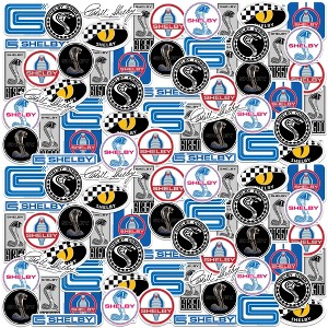 Shelby Cobra 100ct Vinyl Large Deluxe Stickers Variety Pack - 1 of 4