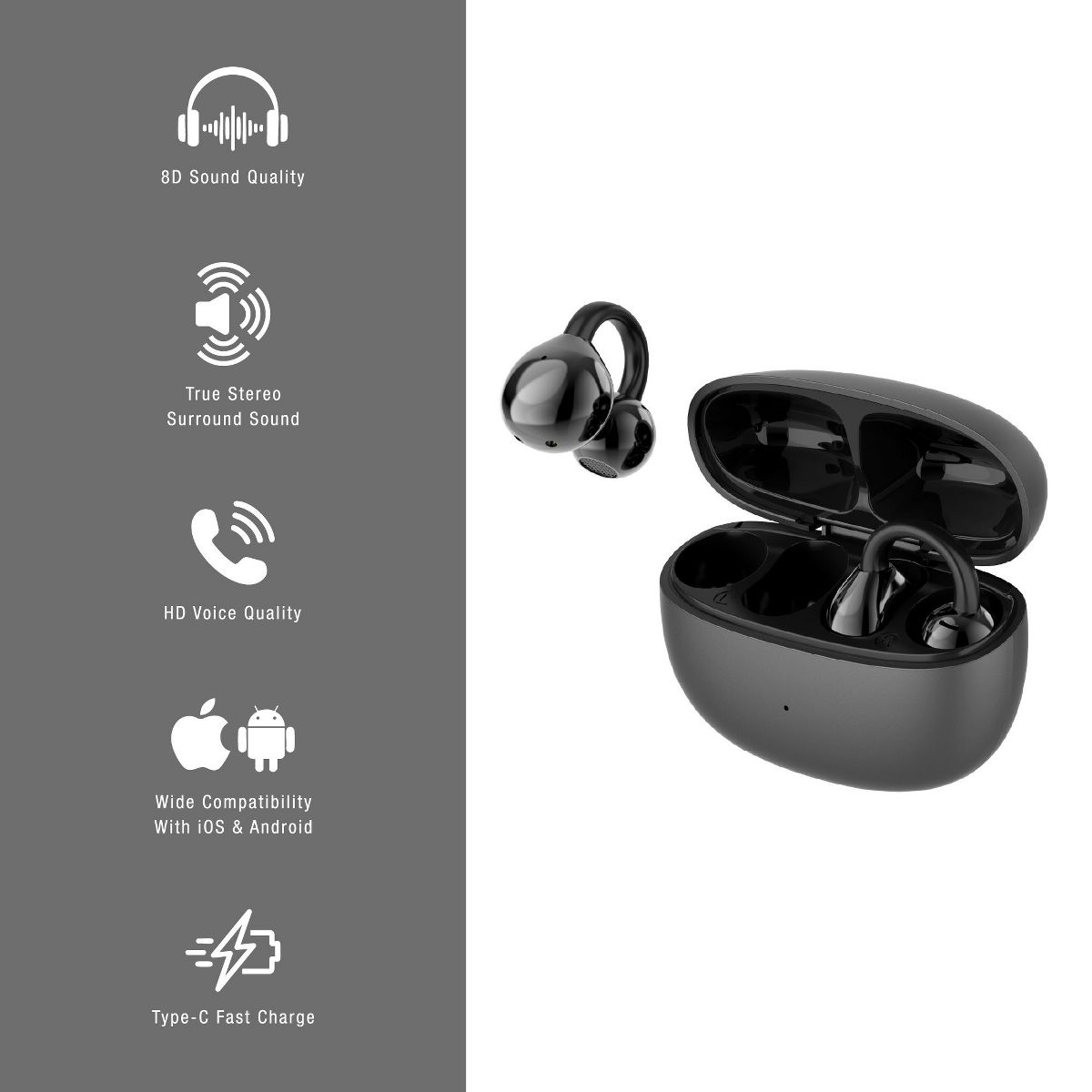 Total Audio Freedom Collection – Wireless Earbuds + Extended-Play 360° Speaker + Waterproof Suction Speaker - thumbnail 2