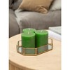 3x4 inch Pillar Candles Set of 3 ¨C Unscented Dripless Rustic Candles for Decor, Centerpieces, Weddings - 4 of 4