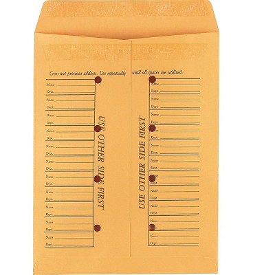 HITOUCH BUSINESS SERVICES Adhesive Inter-Departmental Envelope 10" x 13" Brown 100/Box SPL391542