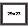 PosterPalooza | Photo Size 3.5" Wide Ornate Black Frame - UV Acrylic, Foam Board Backing, Hanging Hardware - 2 of 4