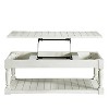 Hemingway Lift Top Coffee Table Alabaster - Steve Silver Co.: Rubberwood Frame, MDF Top, Oil Rubbed Finish - 2 of 3