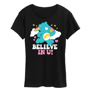Women's - Care Bears - Believe In U Short Sleeve Graphic T-Shirt - 1 of 4