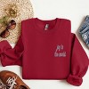 Simply Sage Market Embroidered Joy To The World Bold Cursive Sweatshirt - 3 of 4