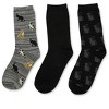Memoi Cats Galore Bamboo Blend Crew Sock 3 Pair Pack - 3 of 4