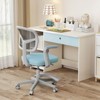 Costway Kids Desk Chair Children Study Chair with Adjustable Height, Armrest & Footrest Purple/Pink/Green/Gray/Blue - 4 of 4