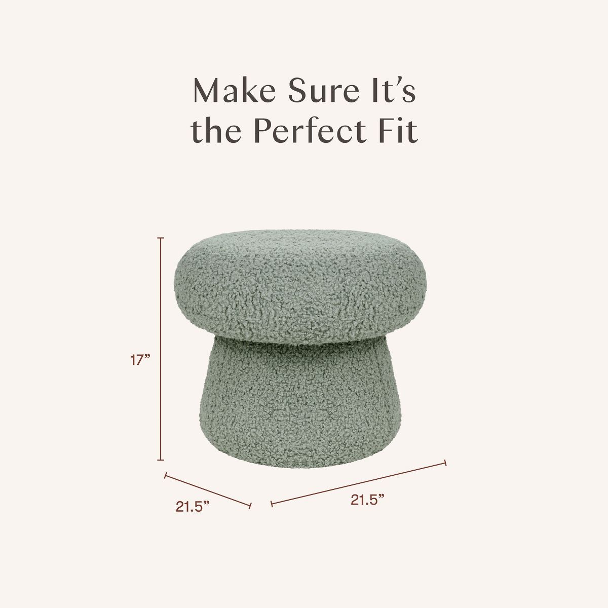 Babyletto Mushroom Pouf - thumbnail 5