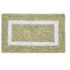 Hotel Bath Rug 100% Premium Cotton Tufted Two Tone Reversible Bathroom Rug, Soft & Water Absorbent, Machine Washable Bath Mat - 2 of 4