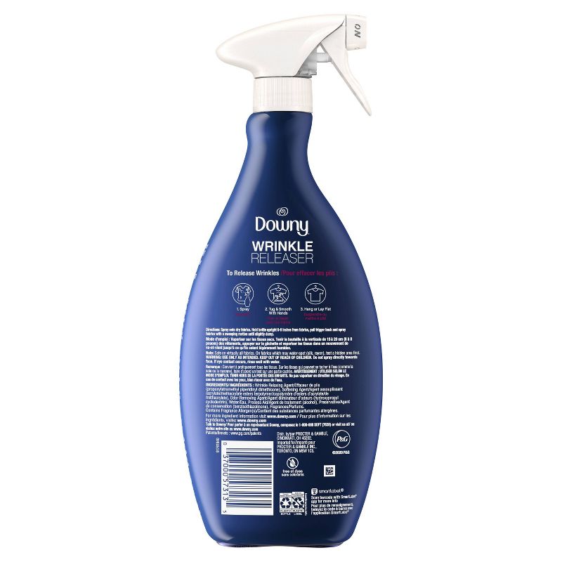 Downy Wrinkle Releaser Light Fresh Scent Fabric Refresher Spray - 33.8 fl oz, 3 of 10