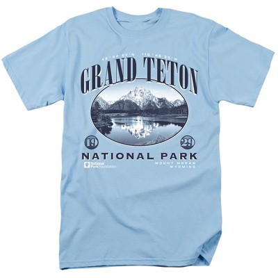 Grand Teton National Park Classic Adult T-Shirt Light Blue