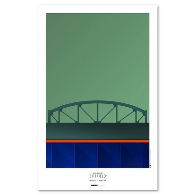 MLB New York Mets Citi Field Shea Bridge Art Poster