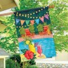 Poolside Paradise Summer House Flag Welcome Tropical 28" x 40" Briarwood Lane - 4 of 4