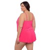 Aqua Green, Women's Keyhole Blouson Romper - 2 of 3