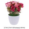 Unique Bargains Artificial Plants Autumn Cherry Blossoms Plastic 3.74"x3.74"x7.87" 1 Pcs - 3 of 4