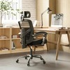 ALEXOUN High-Back Mesh Rolling Swivel Reclining Home Office Chairs with Wheels,Comfortable Headrest,Lumbar Support,for Home,Office,Student - 2 of 4