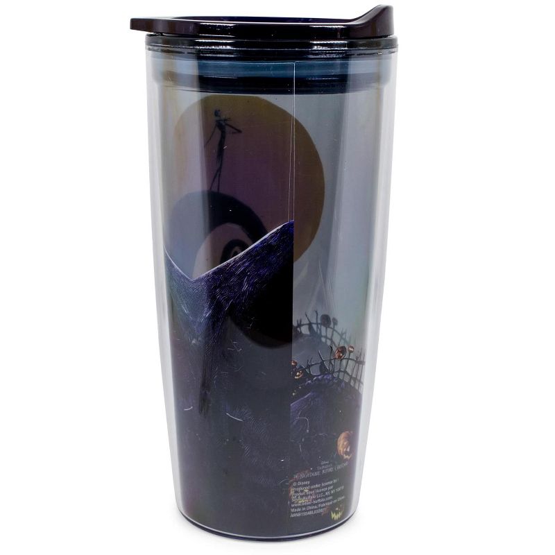 Silver Buffalo Disney Nightmare Before Christmas Jack Spiral Hill Travel Tumbler | 20 Ounces, 2 of 7