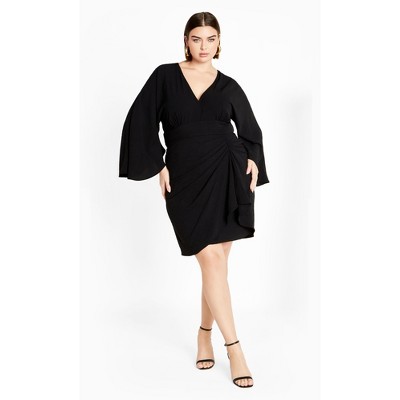 Women's Plus Size Malani Dress - black | CITY CHIC