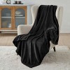 Cozy Comfort by Bedsure | Flannel Blanket Solid 260GSM Soft Fuzzy Plush Bed Blanket - 2 of 4