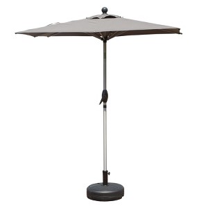 PAGED Rectangle Patio Umbrella Modern Market Umbrella with Lift, Tilt, Crank for Garden and Poolside, Umbrella Base Not Included - 1 of 4