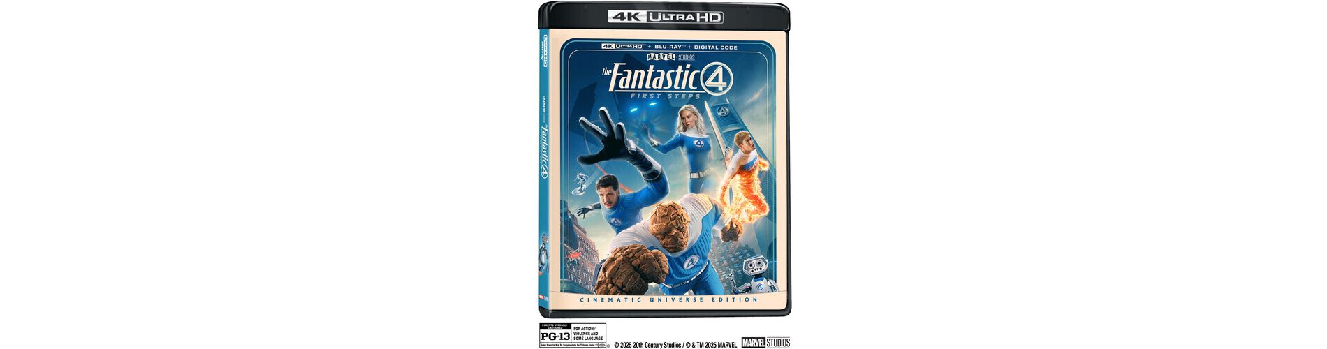 The Fantastic Four: First Steps (4K Ultra HD + Blu-ray + Digital Copy) (4K/UHD)