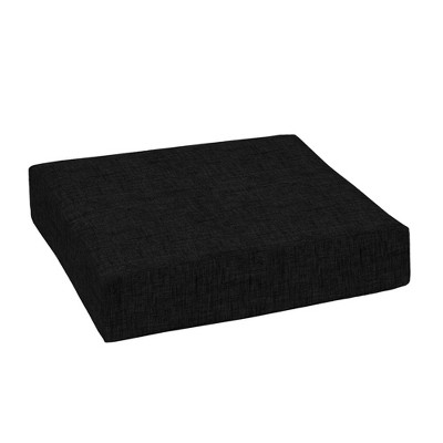 Photo 1 of *COLOR MAY VARY**Arden Selections Outdoor Deep Seat Cushion 24 x 24, Black Leala
