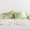 2 Pack Satin Pillowcases for Hair and Skin, Luxurious and Silky Pillow Cases with Envelope Closure - NTBAY - 3 of 4