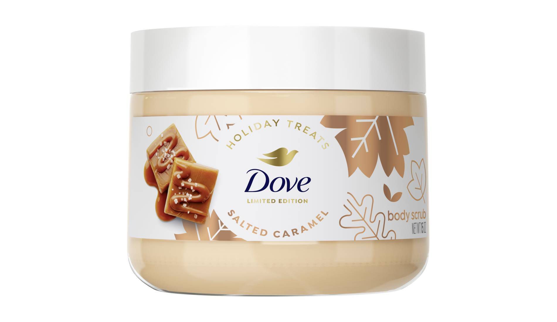 Dove Beauty Fall Treats Limited Edition Body Scrub - Salted Caramel - 15oz