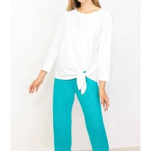 Women's River Washed Twist Terry Pullover - habitat - 1 of 3