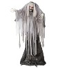 5 Ft. 5" Animated Standing Wrinkled Reaper with Hair Halloween Decoration - 2 of 2