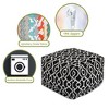 Majestic Home Goods,Ottoman Pouf Athens - 2 of 4