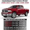 Coverado Waterproof Dodge RAM Seat Cover Compatible with 2009-2022 RAM 1500 2500 3500 Truck Pickup Crew Quad Cab with Curved Bench - 4 of 4