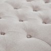 NicBex Olivia Tufted Top Storage Bench Beige - 3 of 4