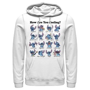 Men's Lilo & Stitch How Are You Feeling Pull Over Hoodie - 1 of 4