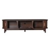 Gulches Modern Farmhouse TV Stand for 75" TVs - Wood Entertainment Center with Storage, Elegant Natural Woodgrain Finish, Versatile Design - 4 of 4