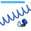 Unique Bargains Locker Travel Luggage Helmet Anti-Theft Digit Resettable Combination Locks with Spring Cables - 3 of 4