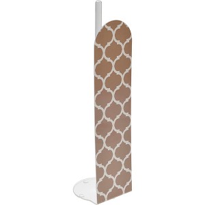 Evideco French Home Goods Elegant Freestanding Toilet Roll Holder, Reserve Up to 4 Rolls - Stylish Printed Design, Perfect for Modern Bathrooms - 1 of 4