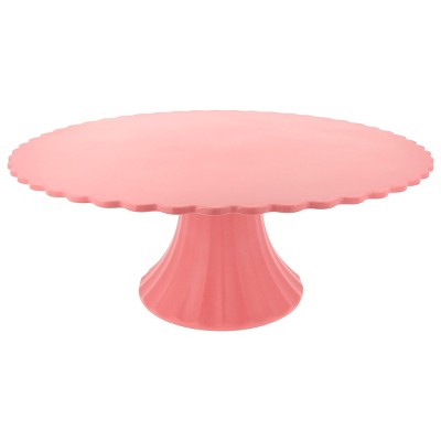 Large Pink Melamine Cake Stand – Berylune