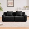 Aukfa Modular Teddy Fabric Sofa,Convertible Modular Sectional Sofa Set with 2 Ottomans, 2-Seats Soft Boneless Design for Living Room - 3 of 4
