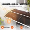 VEVOR Window Door Awning Canopy 80" x 40", UPF 50+ Polycarbonate Entry Door Outdoor Window Awning Exterior, Front Door Overhang Awning - 3 of 4