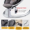 TopComfy Infant Seats Automatic Baby Bouncer Infant Baby Swing Enabled Automatic Baby Rocker Baby Chair for Baby Newborns, Gray, 20.87"*7.28"*28.35" - 4 of 4