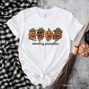Country Pumpkin Rustic T-Shirt, Cute Fall Tee for Autumn Season| OrnamentallyYou - 1 of 4