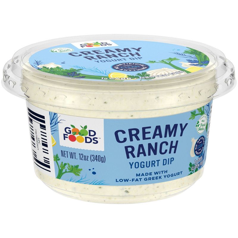 Good Foods Creamy Ranch Greek Yogurt Dip - 12oz, 5 of 8